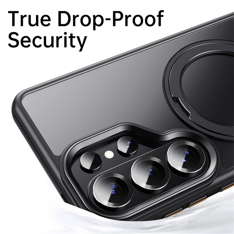 Husa Samsung S26 Ultra ProRing, Magnetica cu Stand Integrat, Compatibila MagSafe, Antisoc, Inel de Prindere, Incarcare Wireless, Protectie Camera, Antisoc, Alb 6601198378D 7