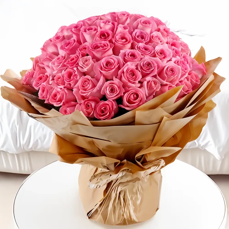 Bouquet Of Pink Roses  Image