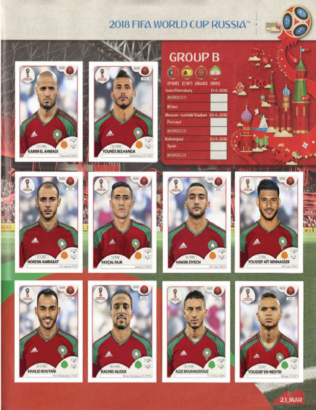 Album Panini Rusia 2018-25