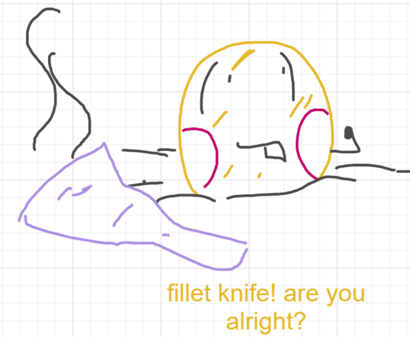A panel from A Murder On The, episode six of the Board Boards object show by Furretwalk/WalkingFurret.
