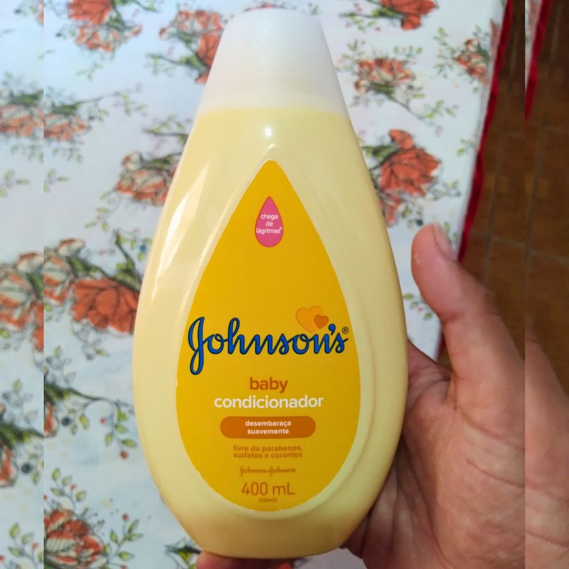 Condicionador Infantil Johnson’s Baby Regular 400 ml, Amarelo
