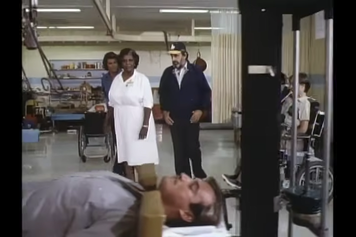 Actors Mixhael Landon, Victor French in Highway To Heaven