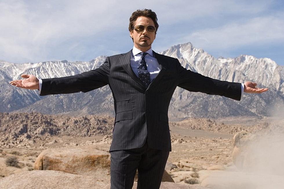Tony Stark arms out