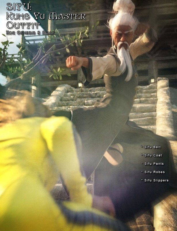 Sifu: Kung Fu Master Outfit for G8M Sifu: Kung Fu Master Outfit for G8M