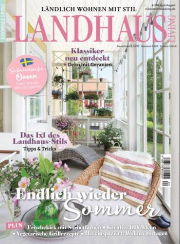 Cover: Landhaus Living Magazin No 04 Juli-August 2023