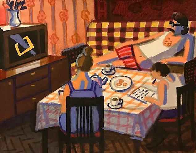 Эти 34 рисунка о детстве в СССР от советской девочки словно поворачивают время вспять