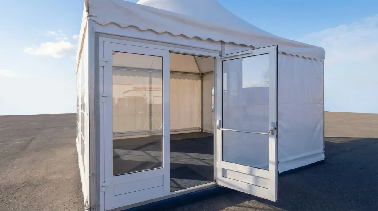 Двухстворчатая дверь