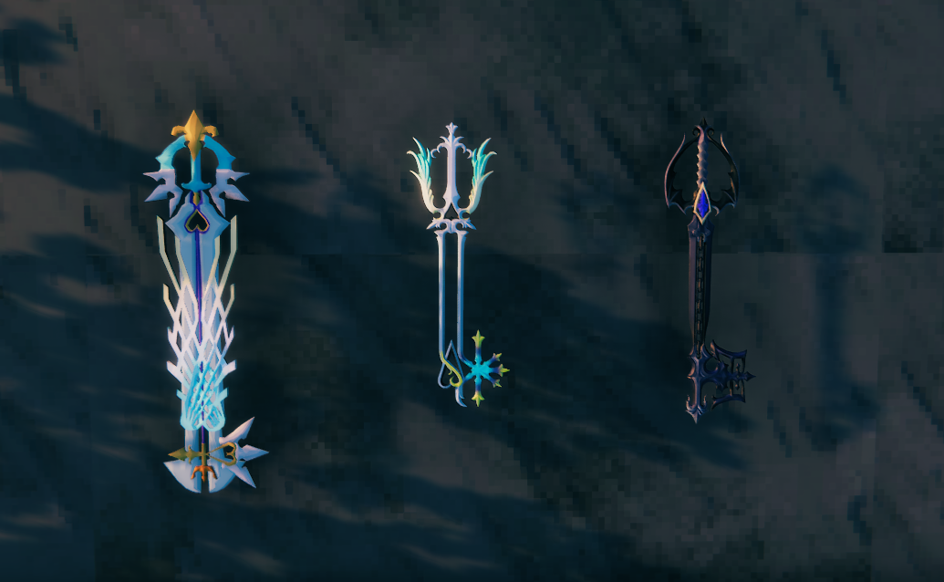 Keyblades On Wall