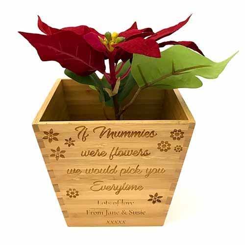 Engraved Personalised Plant Pot If Were Flowers We D Pick Engraved Personalised Plant Pot