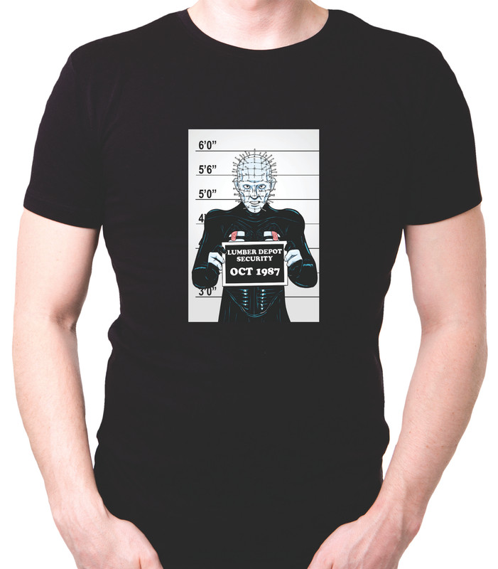 Camiseta Caras Maus Procurado Suspeito Hellraiser