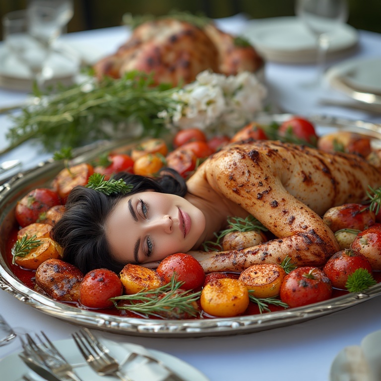 Garden wedding wom served Blackh 1 05