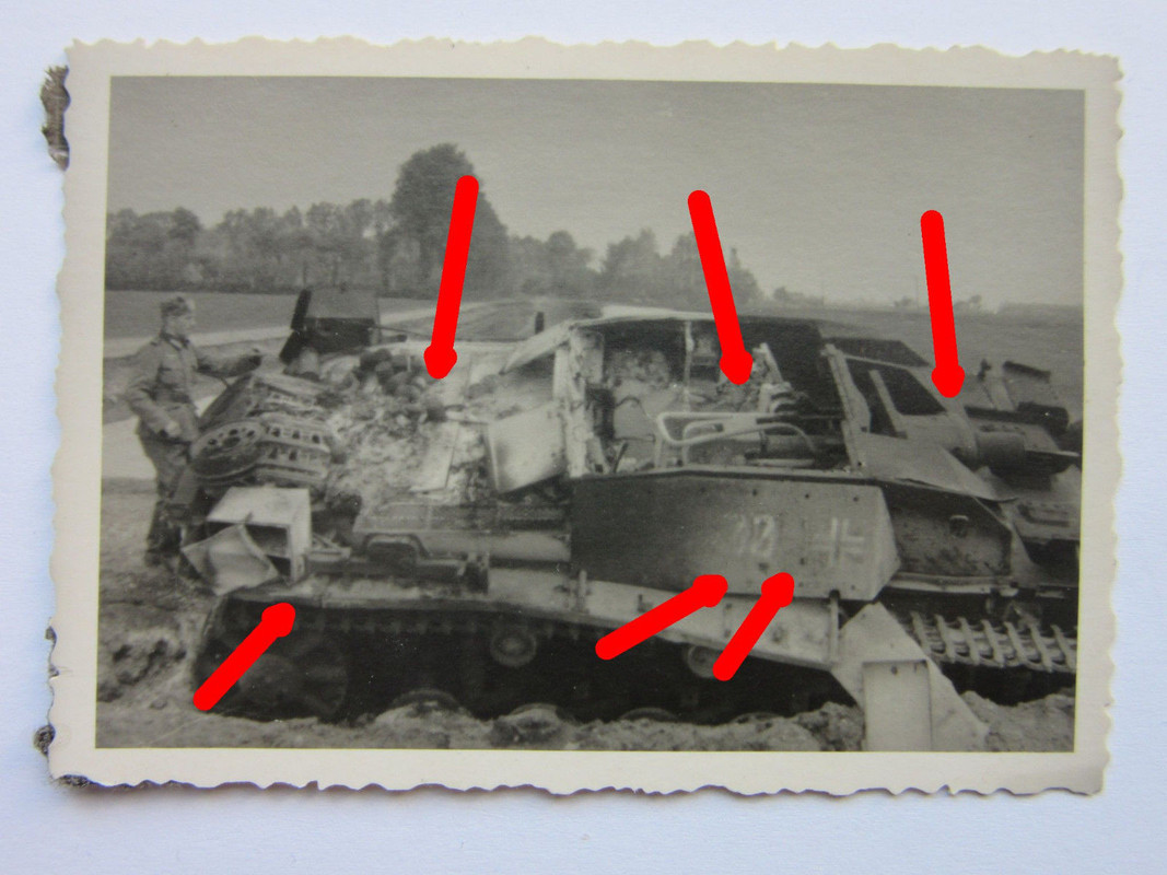 Foto Frankreich Stonne Stug III Sturmgeschütz Stug-Batterie 640 