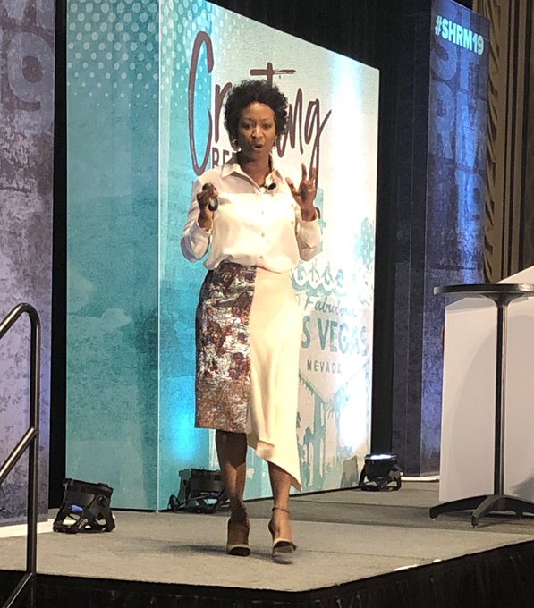 S. Renee Smith speaking at SHRM