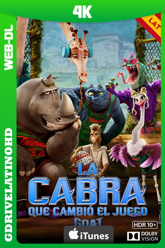 GOAT: La cabra que cambió el juego (2026) WEB-DL 4K DV HDR10+ Latino-Inglés