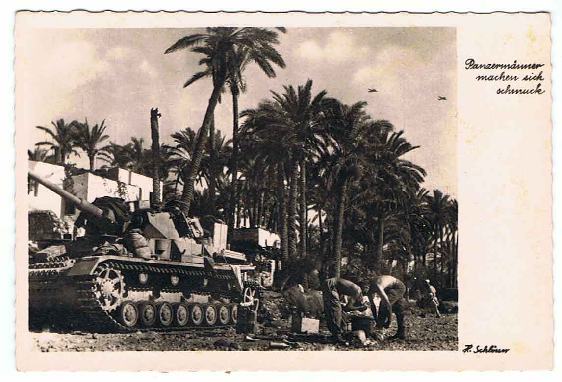 Panzermänner machen sich schmuck