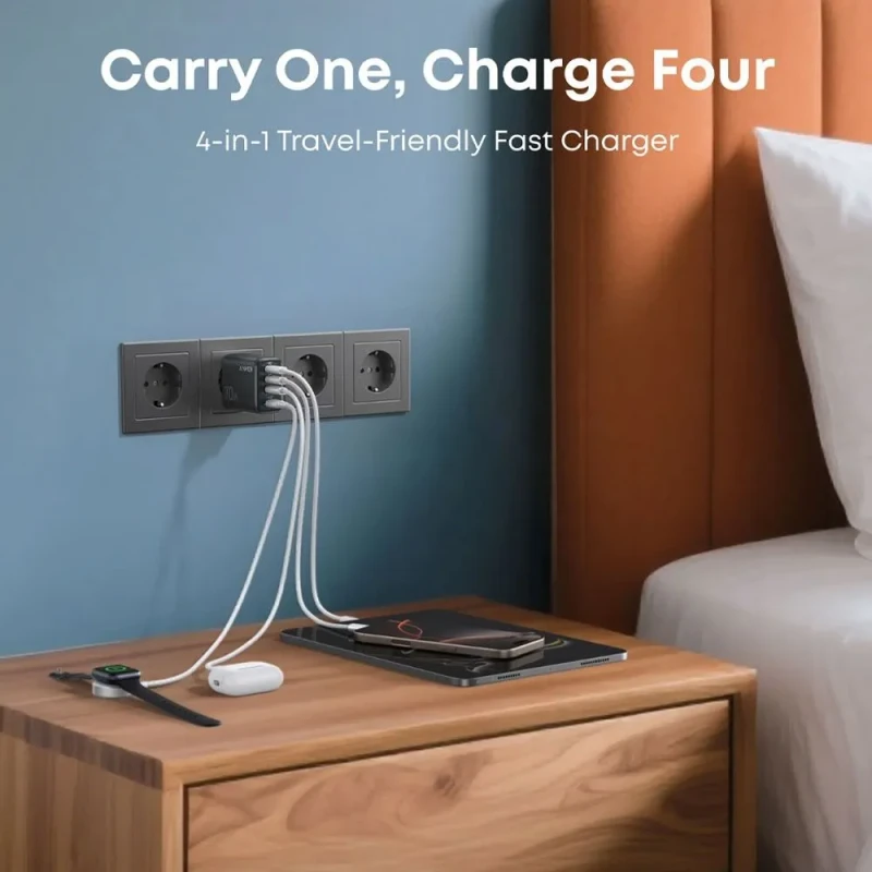 4 Charging Ports