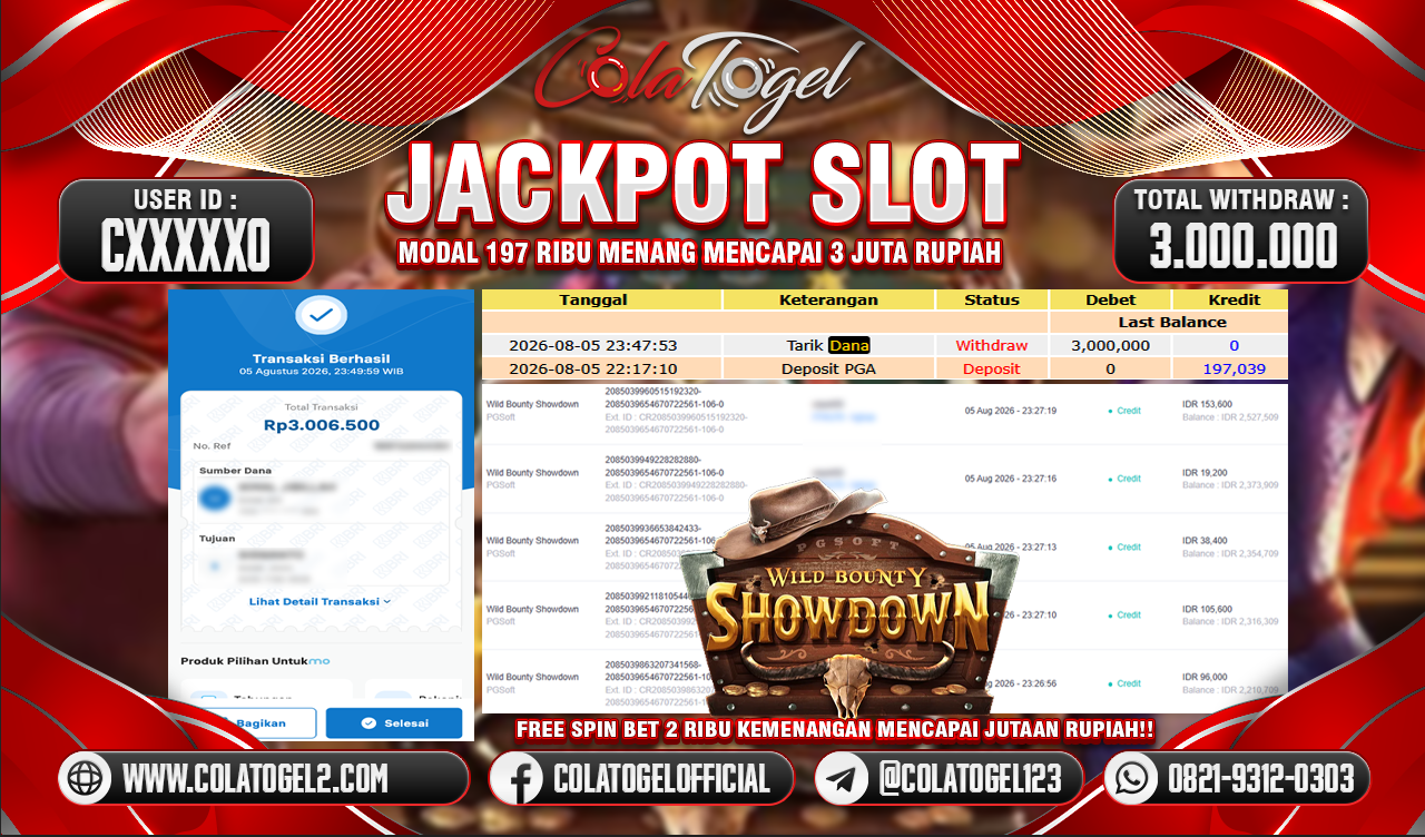 JACKPOT SLOT GACOR!!