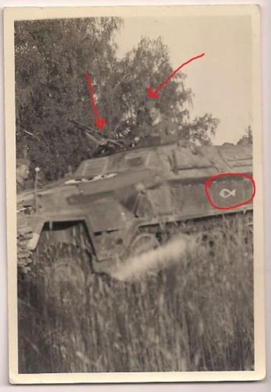 Foto SdKfz Schützenpanzer 35.Infanterie Division