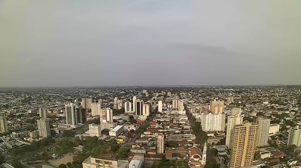 Campo Grande nesta manhã de terça-feira