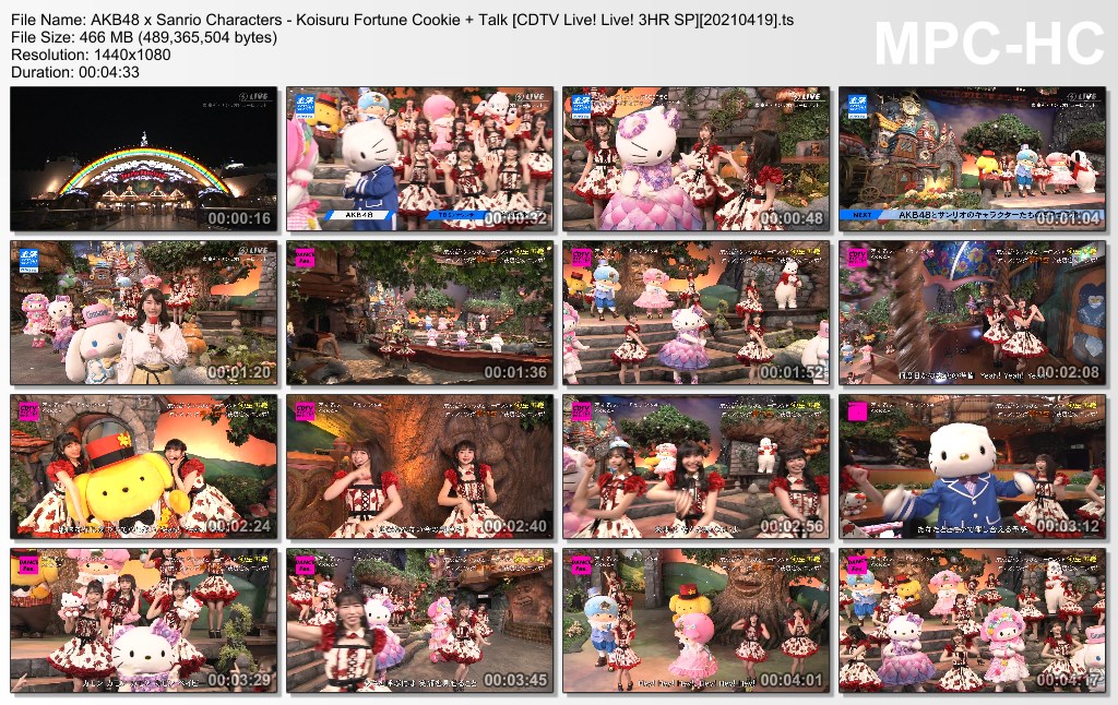 AKB48 x Sanrio Characters - Koisuru Fortune Cookie   Talk [CDTV Live! Live! 3HR SP][20210419].ts_thu