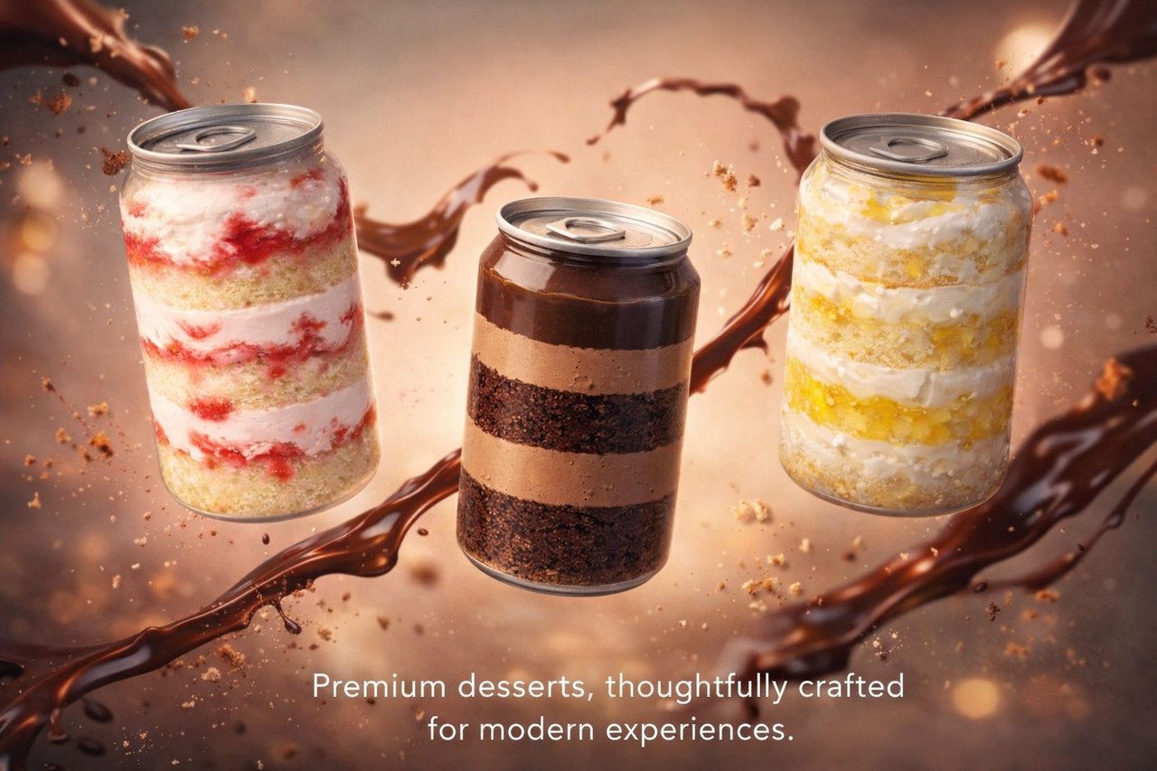 CAKN Premium Cake in a Can Lifestyle Image