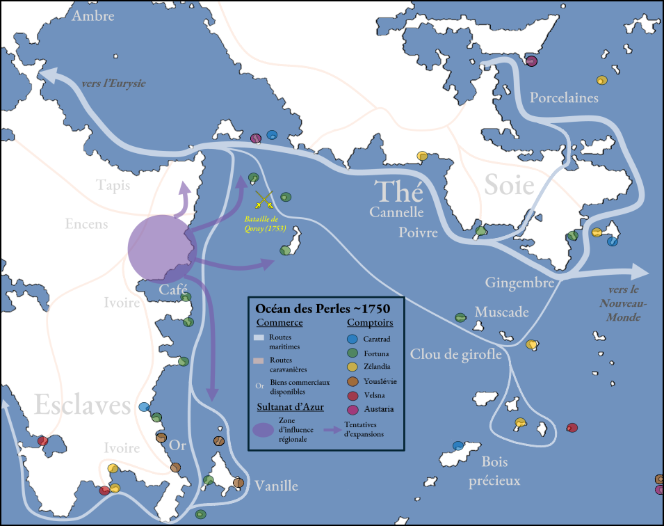 Histoire coloniale de l'Océan des Perles