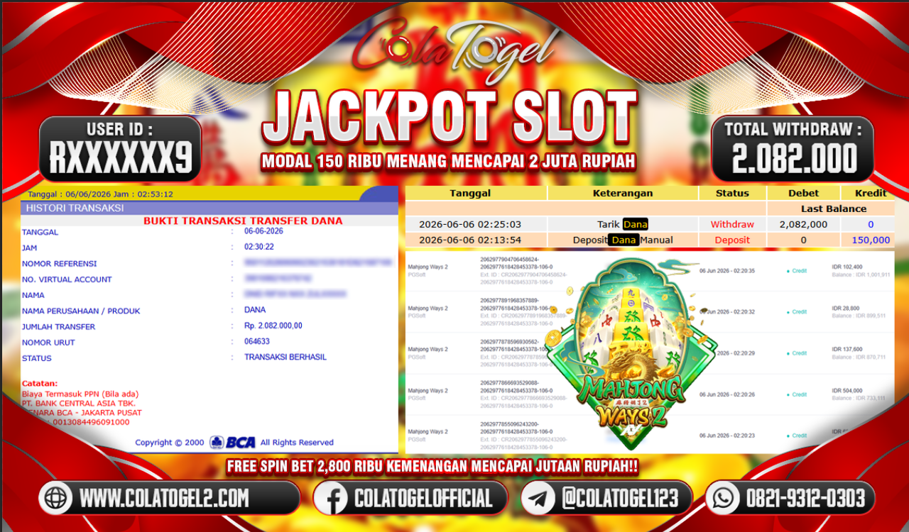 JACKPOT SLOT GACOR!!