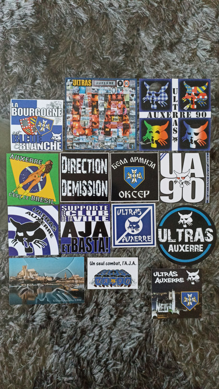 [VENTE] Stickers français (Lyon, Monaco, Paris, Metz, Sochaux, Reims, Amiens...) dont ANCIENS GROUPES Xxxx