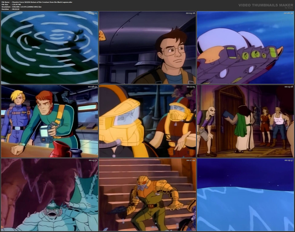 Monster Force S01E04 Return of the Creature from the Black Lagoon.mkv