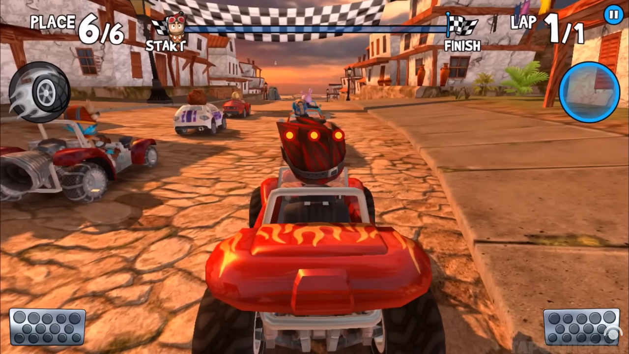beach buggy racing game
