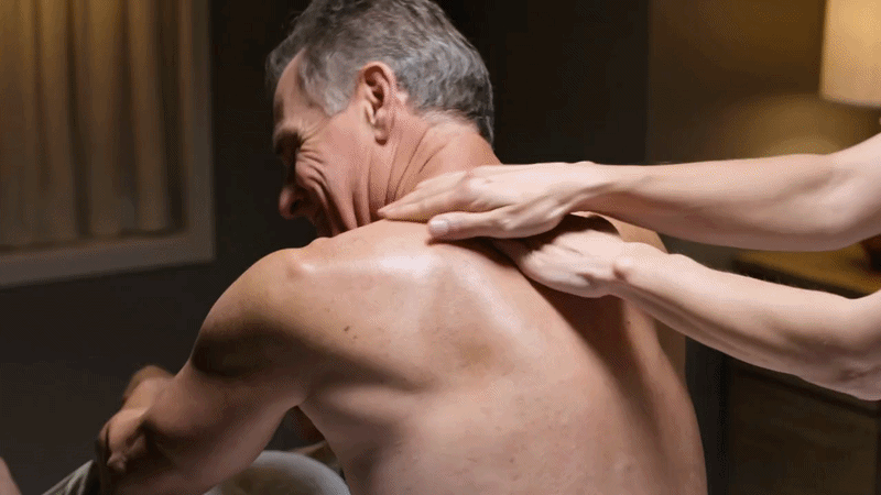 Pomada CB2 sendo aplicada com alivio imediato