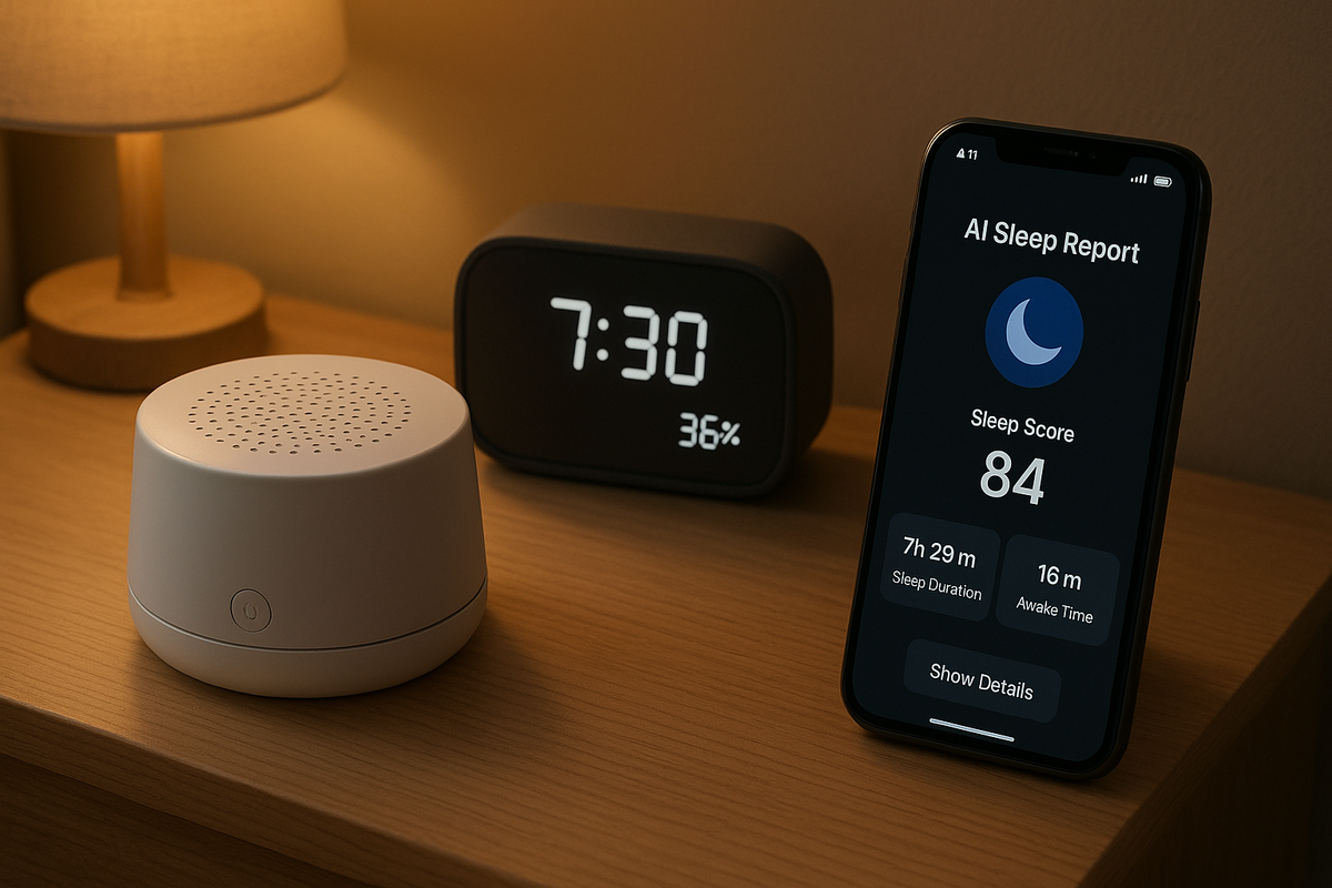 Placeholder for sleep tools on nightstand