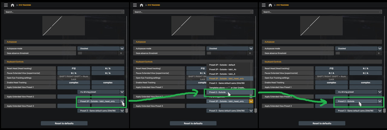 TEDE Menu User Outside Preset 2