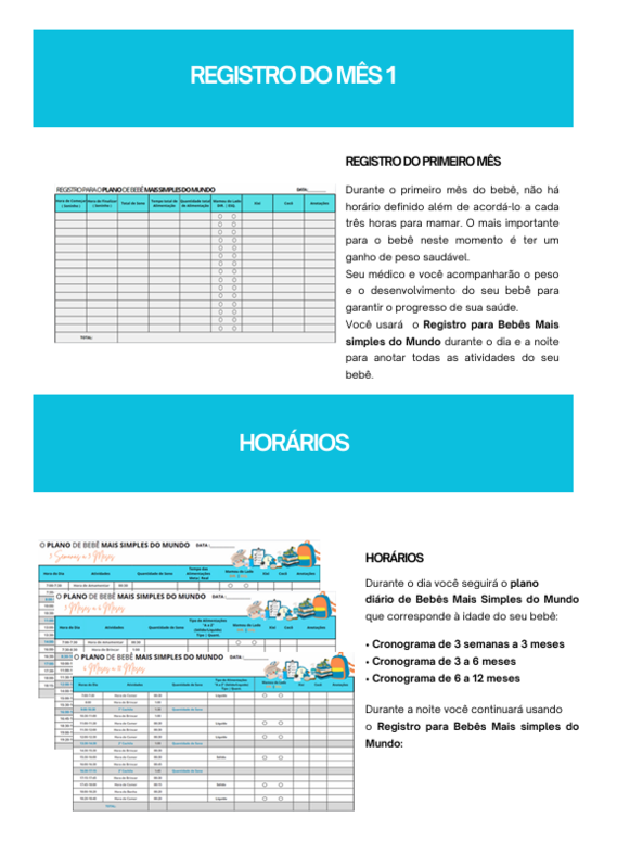 Tabela de Horários Semanais