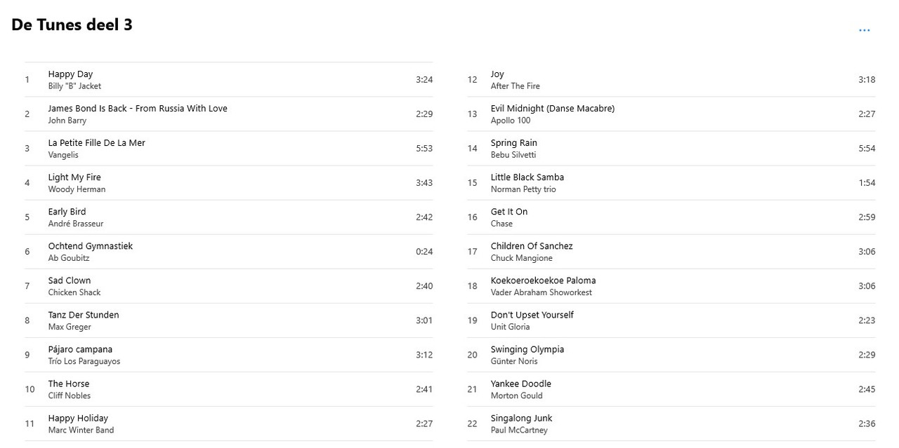 tunes back 3
