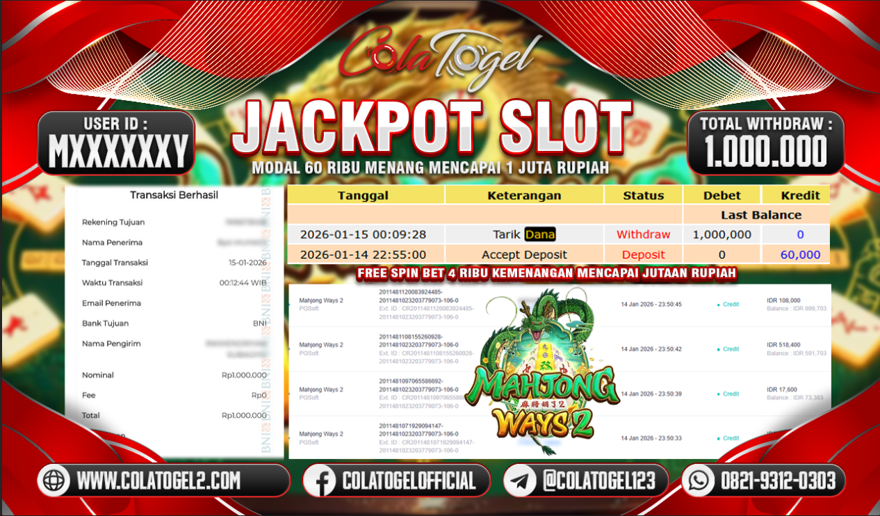 JACKPOT SLOT GACOR!!