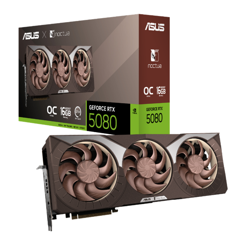 ASUS GeForce RTX 5080 Noctua Edition: potencia extrema, silencio absoluto