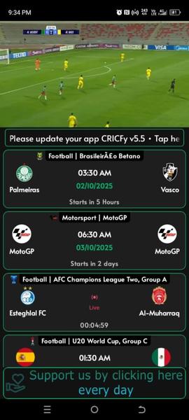 Cricfy TV latest version APK