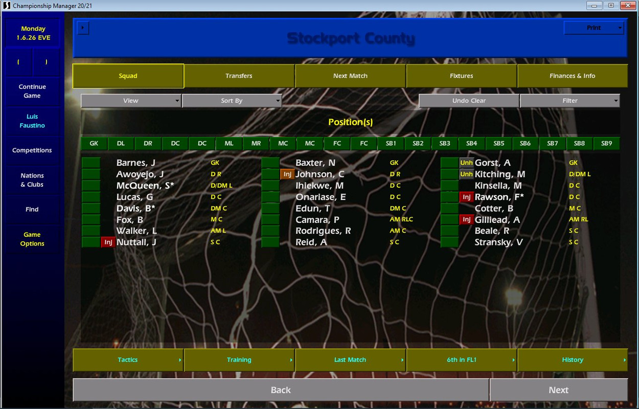 championship manager 01/02 tactics 41212