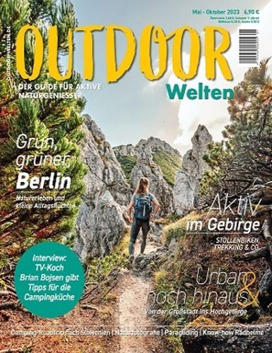 Cover: Outdoor Welten Magazin Mai-Oktober 2023
