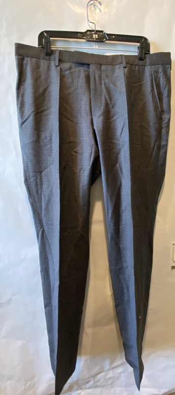 HUGO REGULAR FIT TROUSERS GREY CHECKED 061 50438674 38R