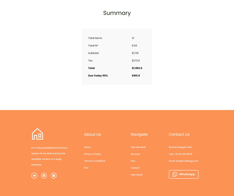 Moving Calculator Screenshot - Part 2