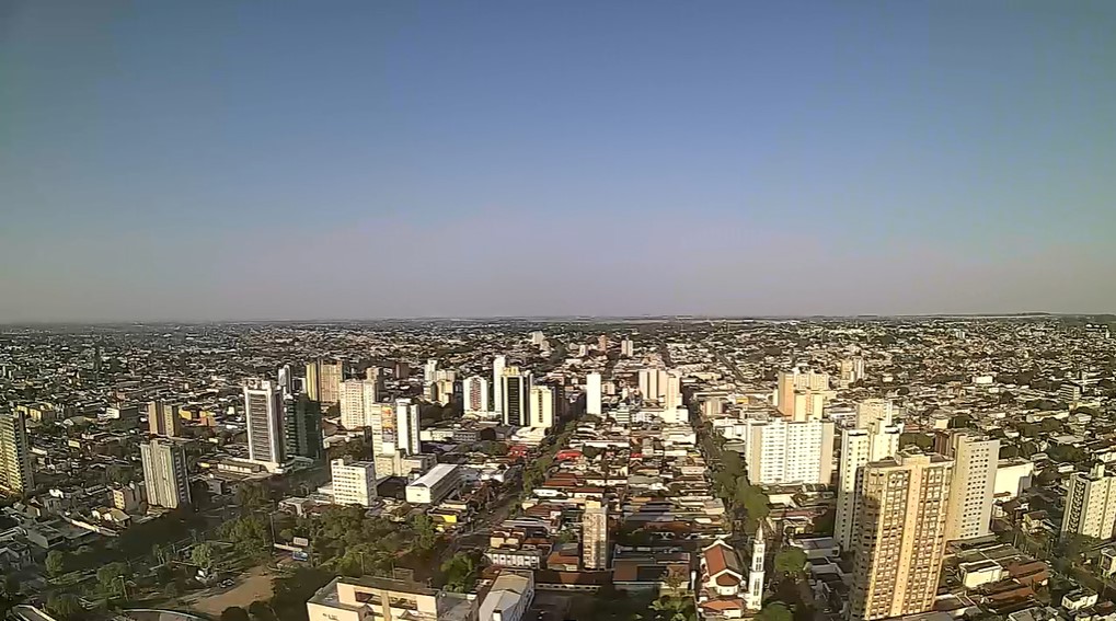 Campo Grande nesta manhã de segunda-feira