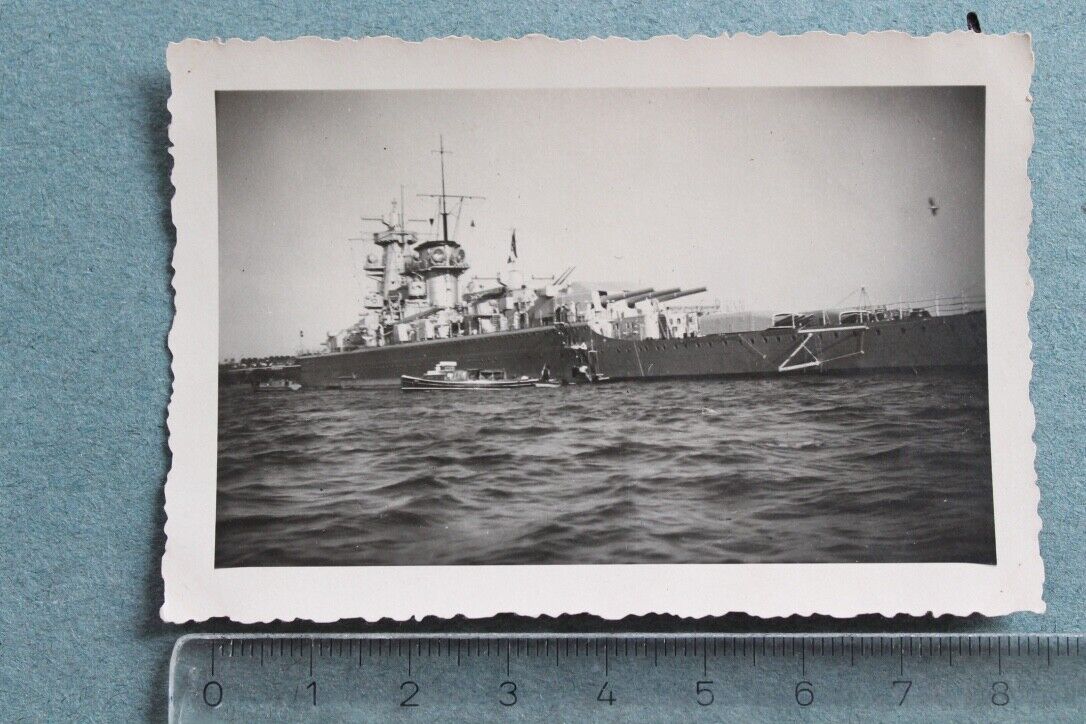 Foto Photo 120706 WW2 WK2 Kriegsmarine Schiff ship Admiral Scheer Frontseite