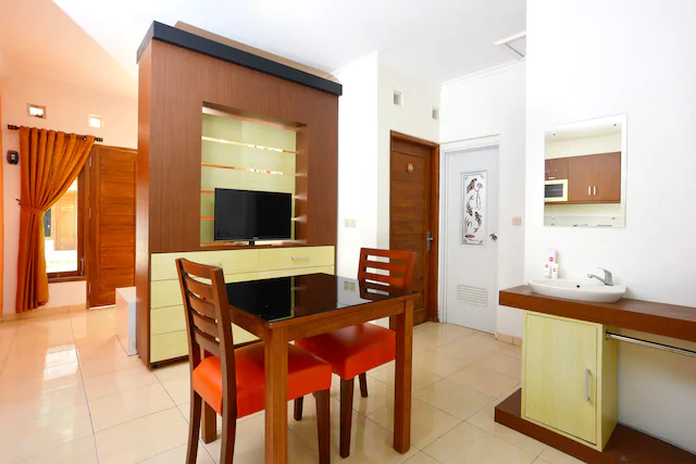 fasilitas di kamar suite twins