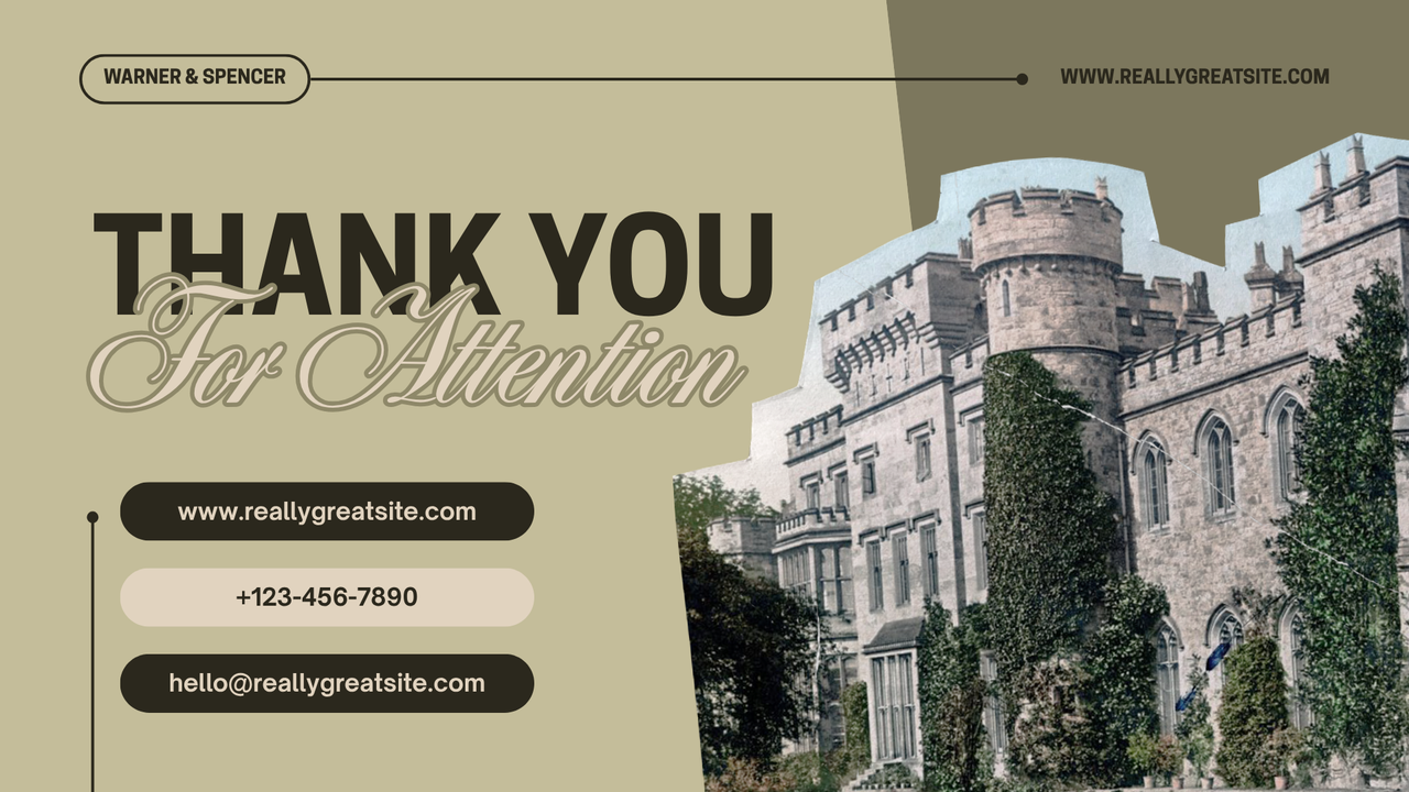 Cream Green Vintage Museum Presentation