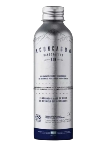 Gin Aconcagua Botella Aluminio 500 ml