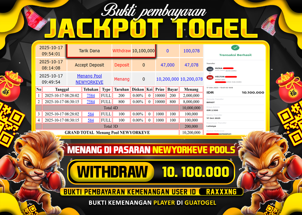 BUKTI JACKPOT LUNAS GUATOGEL