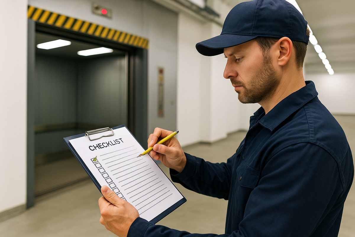 Checklist manutenção preventiva elevador de carga
