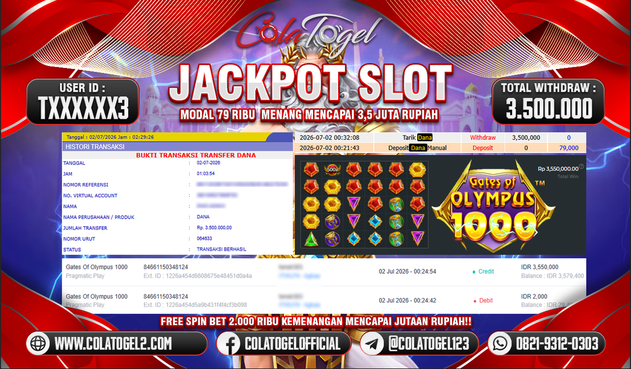 JACKPOT SLOT GACOR!!